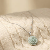 Jadeite Rose Necklace