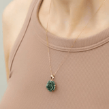 Jadeite Rose Necklace - Love Estella