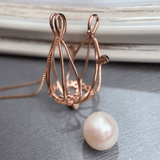 Keeper Necklace (Freshwater Pearl) - Love Estella