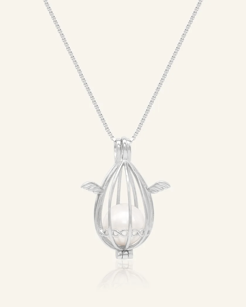Keeper Necklace (Freshwater Pearl) - Love Estella