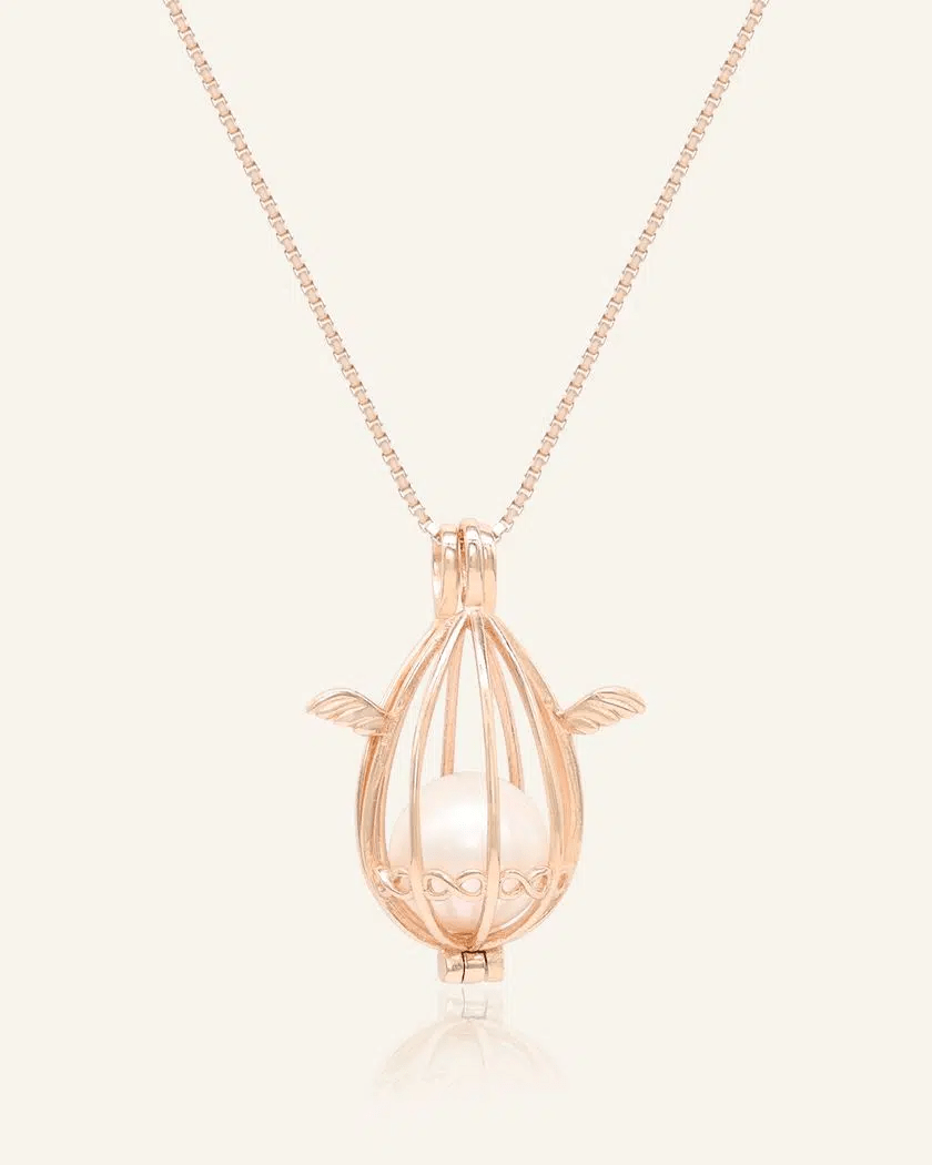 Keeper Necklace (Freshwater Pearl) - Love Estella