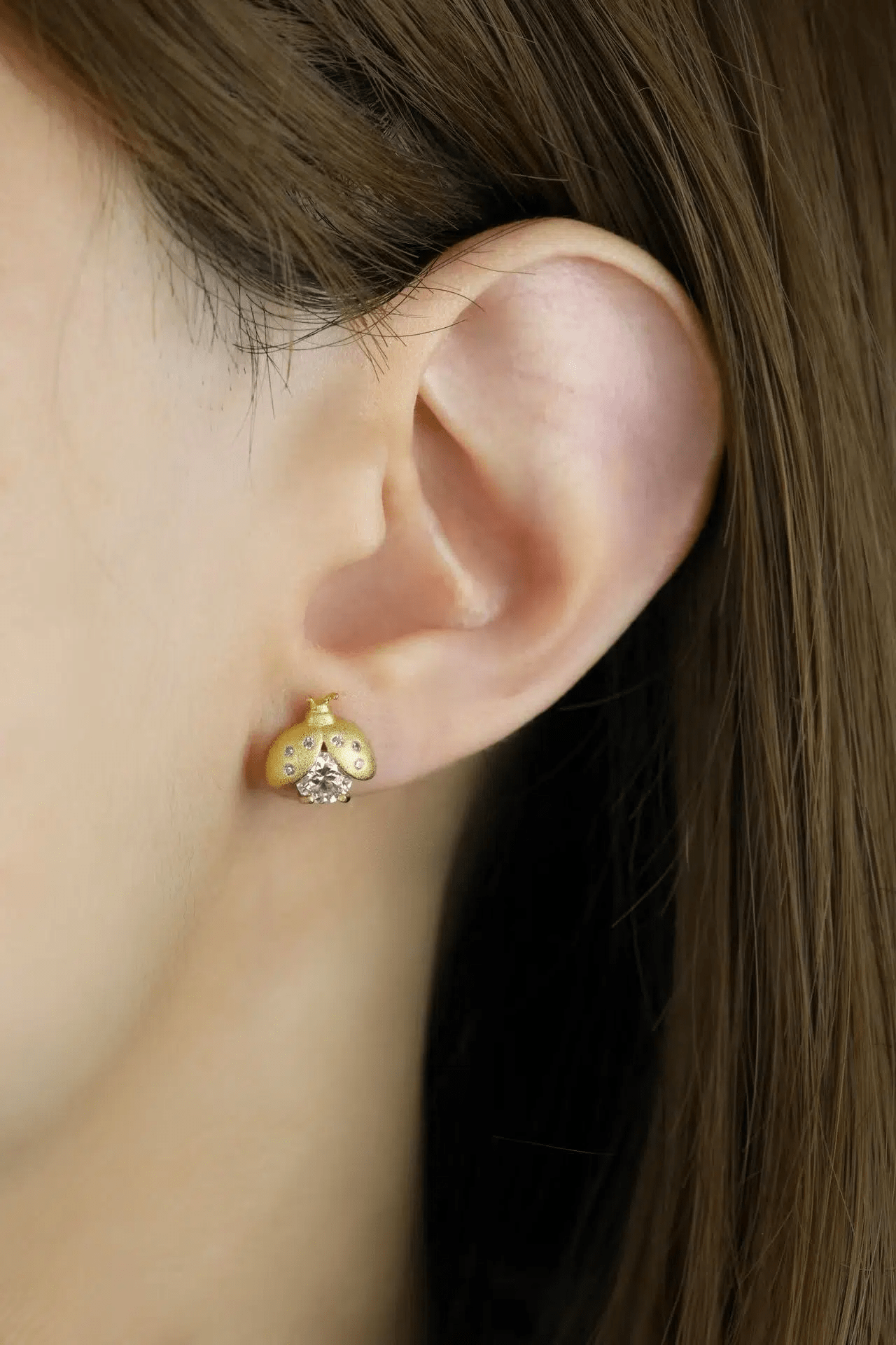 Ladybug Studs - Love Estella