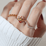 Lion Dance Garnet Ring - Love Estella