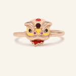 Lion Dance Garnet Ring - Love Estella