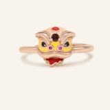 Lion Dance Garnet Ring - Love Estella