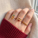 Lion Dance Garnet Ring