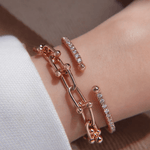 Lock Link Bracelet by Elate - Love Estella
