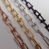 Lock Link Necklace by Elate - Love Estella