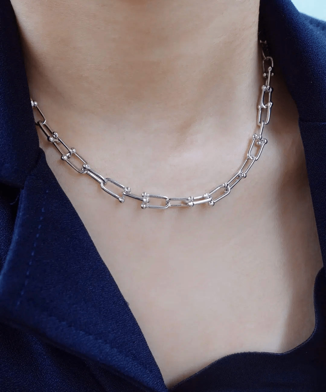 Lock Link Necklace by Elate - Love Estella