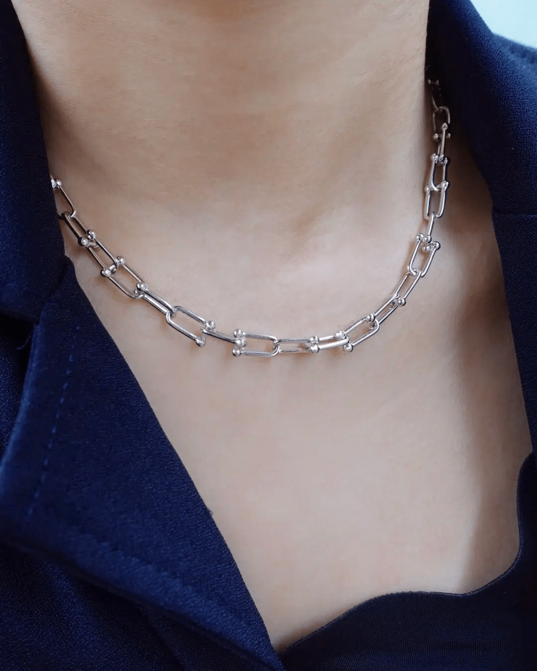 Lock Link Necklace by Elate - Love Estella