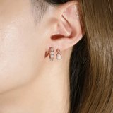 Lumi Opal Hoops - Love Estella