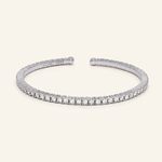 Lumina Moissanite Cuff by Elate - Love Estella