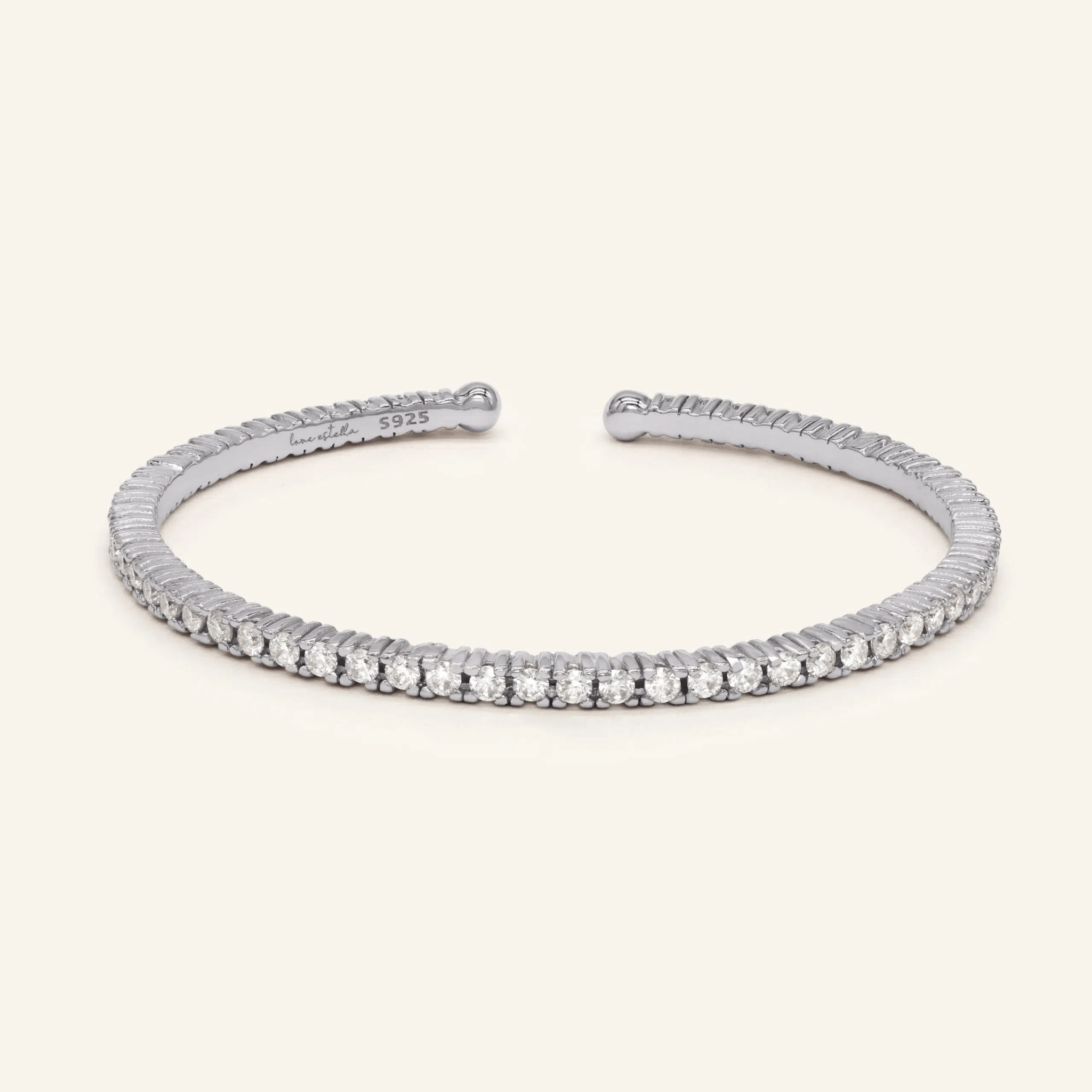 Lumina Moissanite Cuff by Elate - Love Estella