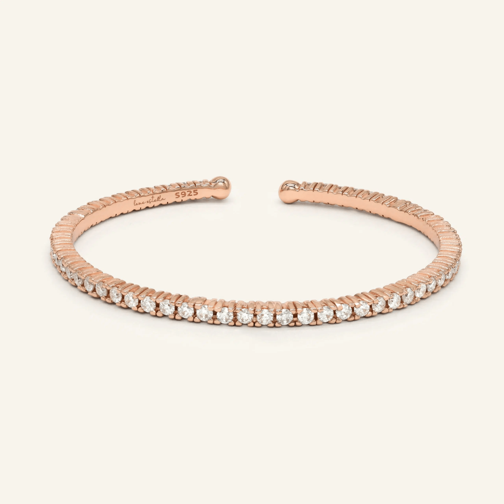 Lumina Moissanite Cuff by Elate - Love Estella