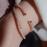 Lumina Moissanite Cuff by Elate - Love Estella