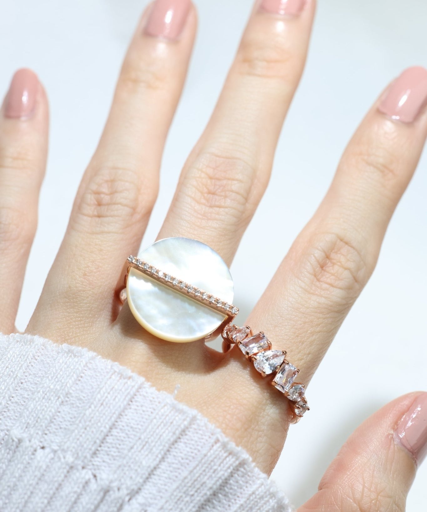 Luminous Wave Ring - Love Estella