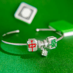Mahjong Cuff (White Jade) - Love Estella