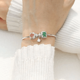 Mahjong Cuff (White Jade) - Love Estella