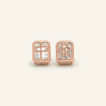 Mahjong Studs (White Topaz) - Love Estella