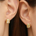 Mahjong Studs (White Topaz) - Love Estella