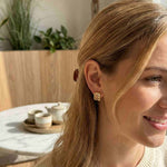 Mahjong Studs (White Topaz) - Love Estella