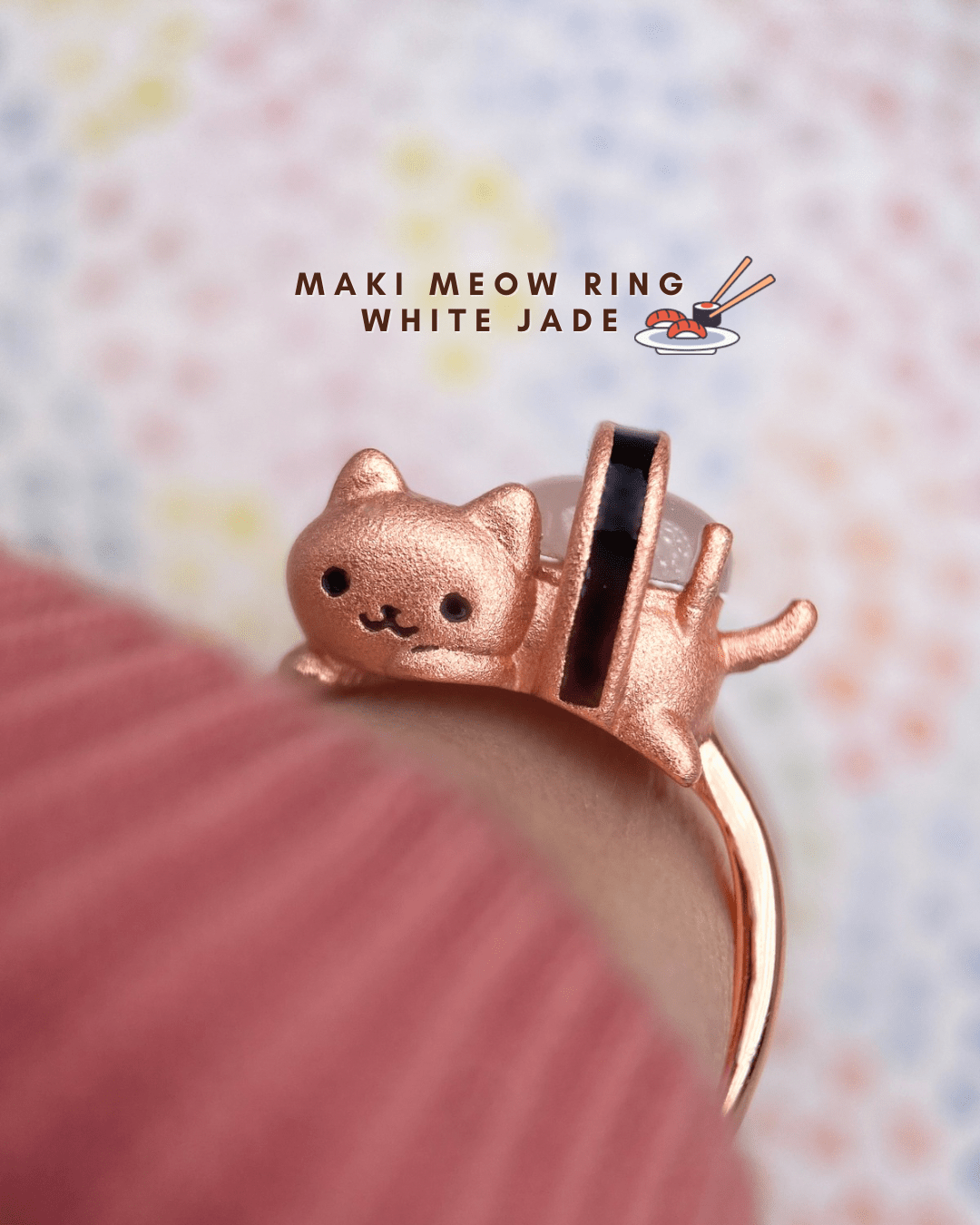Maki Meow Sushi Ring - Love Estella