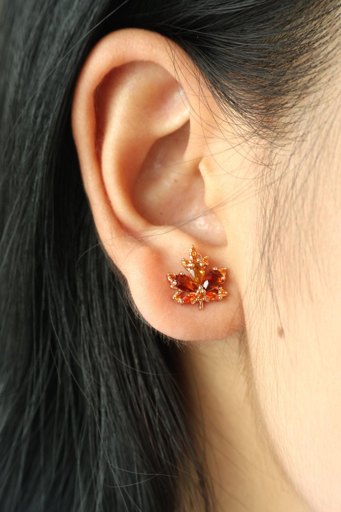 Maple Studs (Amber) - Love Estella