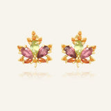Maple Studs (Rosé Leaf) - Love Estella