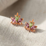 Maple Studs (Rosé Leaf) - Love Estella