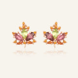 Maple Studs (Rosé Leaf) - Love Estella