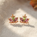 Maple Studs (Rosé Leaf)
