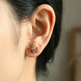 Maple Studs (Rosé Leaf)