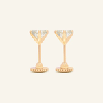 Martini Screwback Studs by Elate - Love Estella