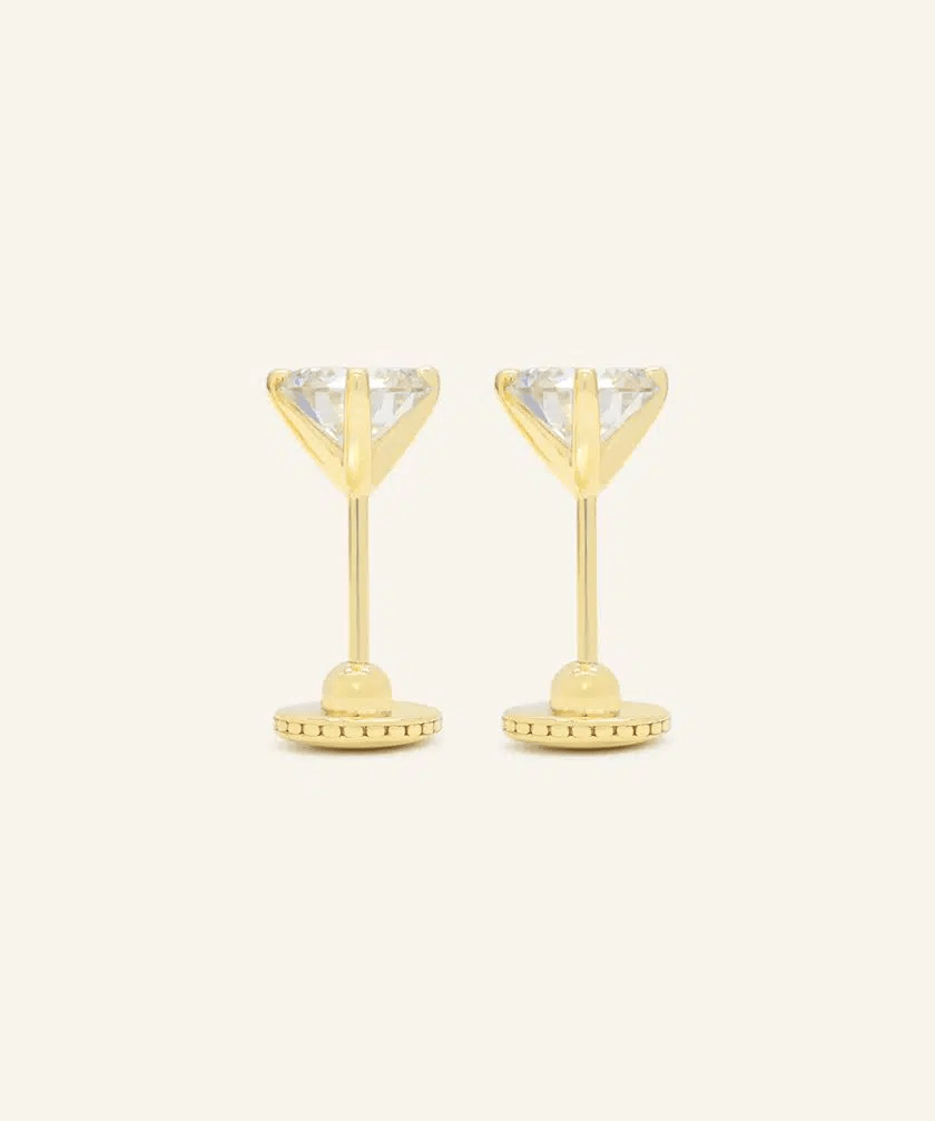Martini Screwback Studs by Elate - Love Estella