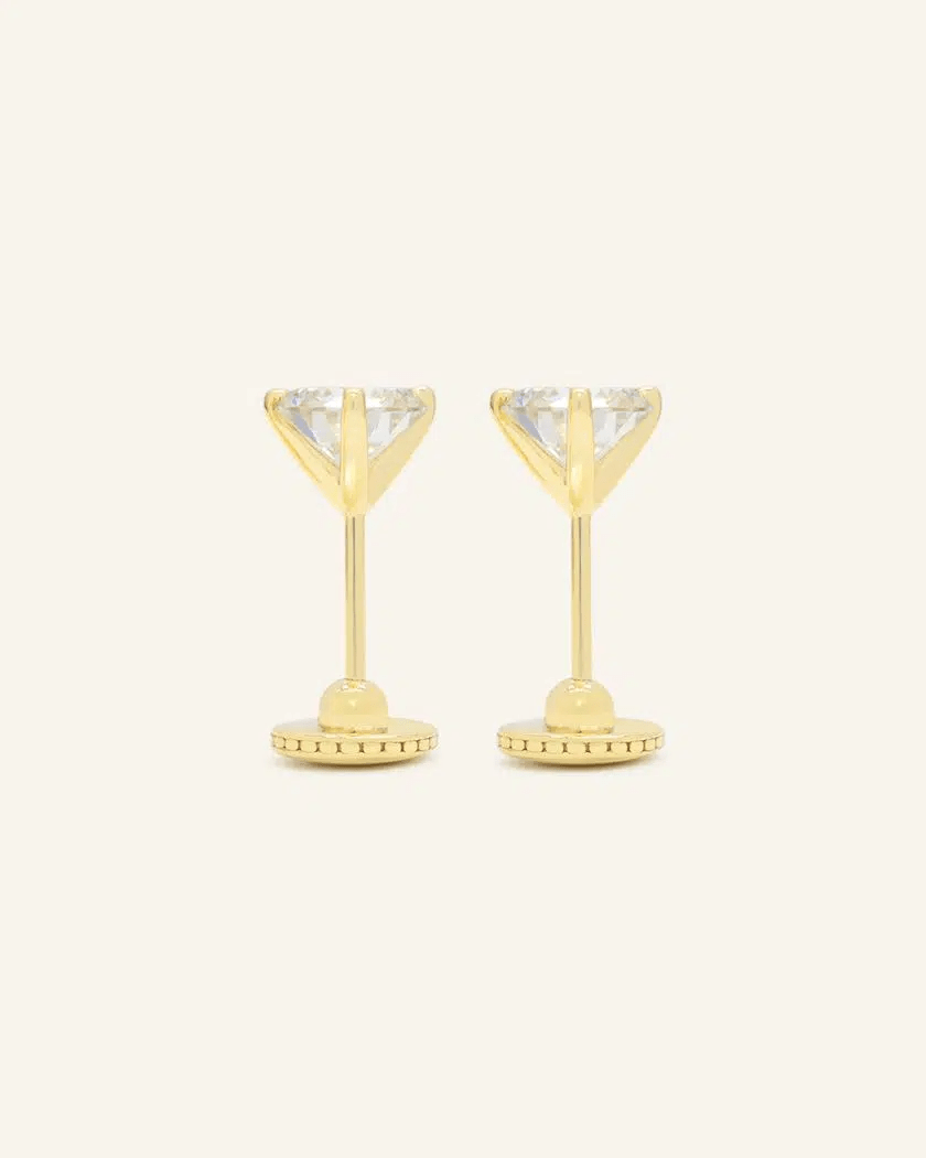 Martini Screwback Studs by Elate - Love Estella