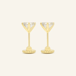 Martini Screwback Studs by Elate - Love Estella