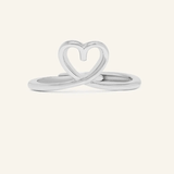 Midi Heart Ring - Love Estella