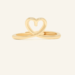 Midi Heart Ring - Love Estella