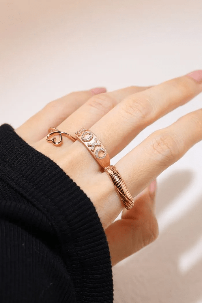Midi Heart Ring - Love Estella