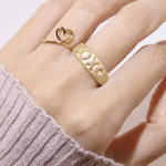 Midi Heart Ring - Love Estella