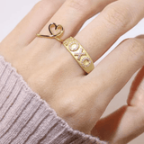 Midi Heart Ring - Love Estella