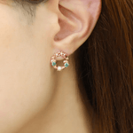 Mistletoe Wreath Studs - Love Estella