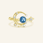 Once in a Blue Moon Ring - Love Estella