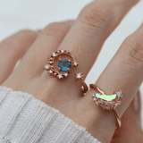 Once in a Blue Moon Ring - Love Estella