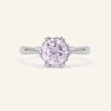 One Carat Lilac Moissanite Ring - Love Estella