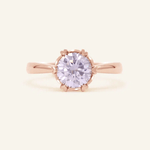 One Carat Lilac Moissanite Ring - Love Estella