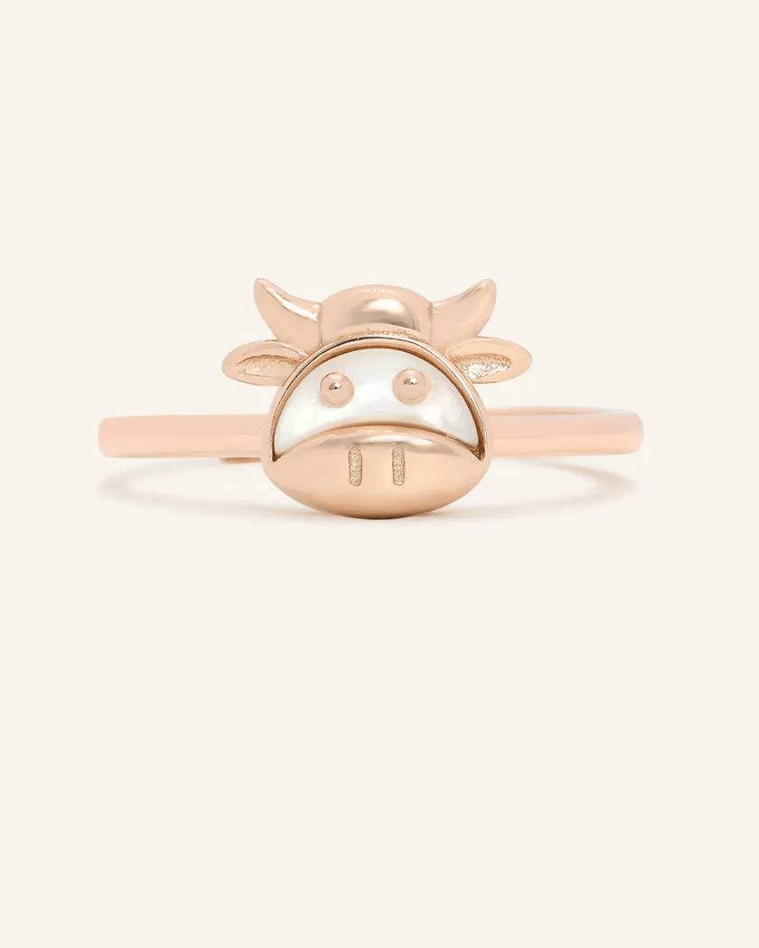 Ox Zodiac MOP Ring - Love Estella