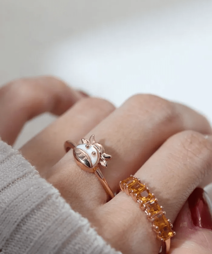 Ox Zodiac MOP Ring - Love Estella