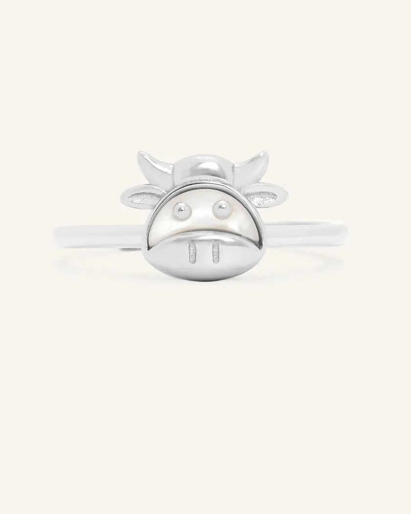 Ox Zodiac MOP Ring - Love Estella
