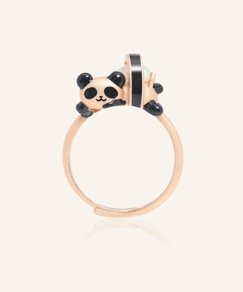 Panda Sushi Roll Ring (Opal) - Love Estella